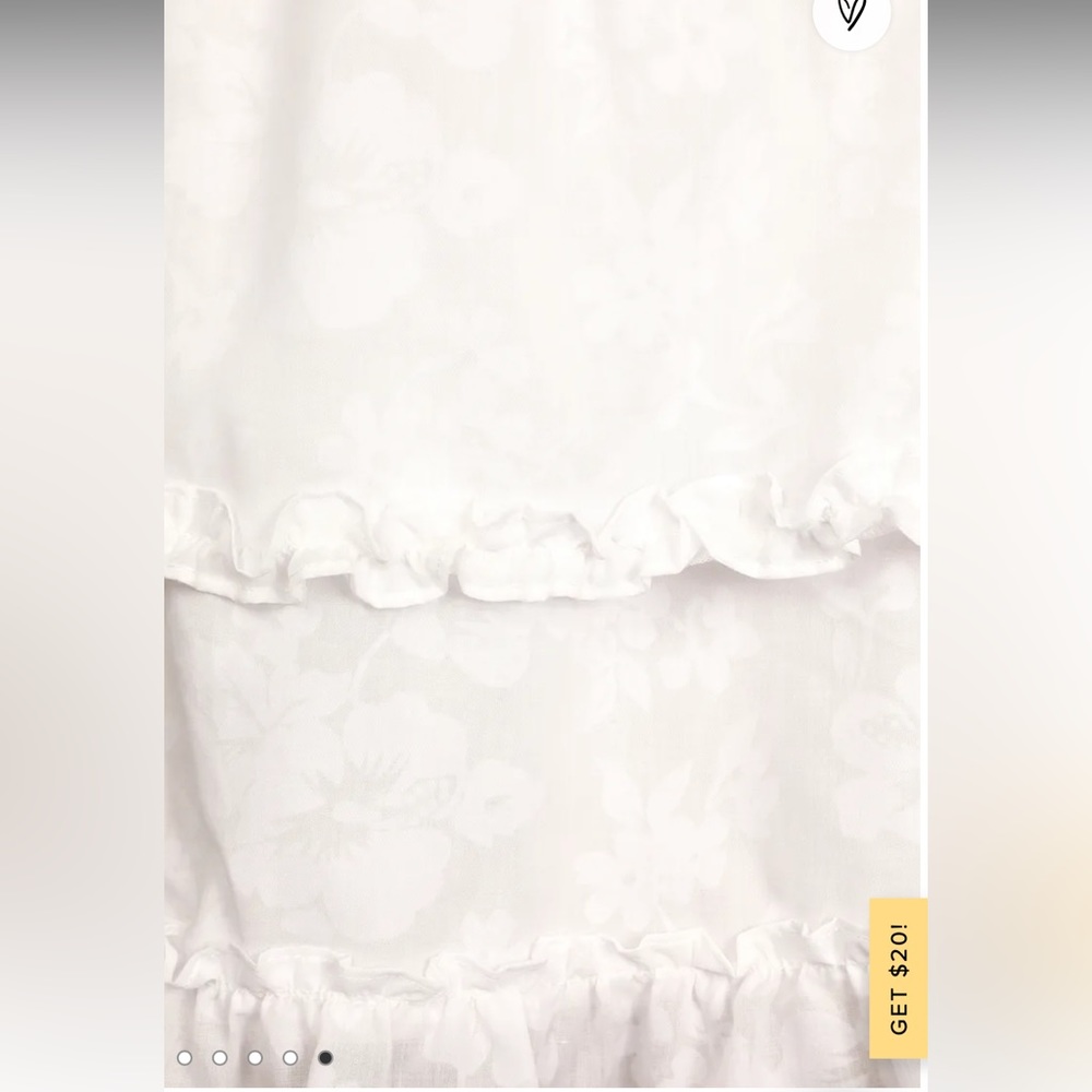 NWOT NBW Lulu’s White Tie-strap Mini Dress - Picture 4 of 4